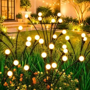 ASMAD Solar Lights Outdoor(4 Pack-3...