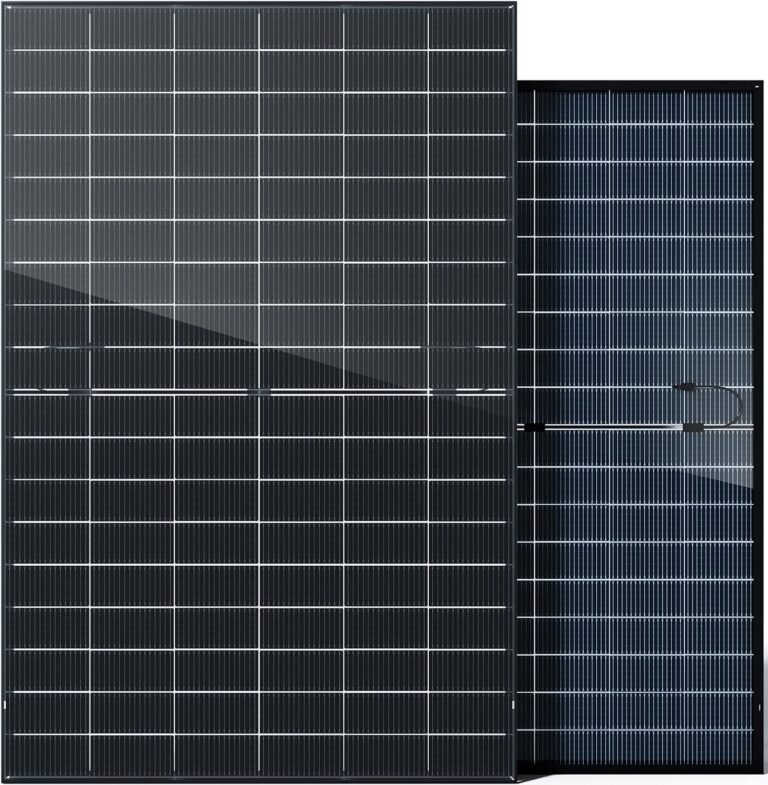 435 Watt Solar Panel, 435W Solar Panels for Home, Cabin, Patio, Shed and Off-Grid Power, High-Output N-Type Monocrystalline Solar Panels for 24V/48V Backup Power and Outdoor Use