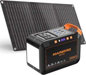 MARBERO 111Wh Solar Generator with ...