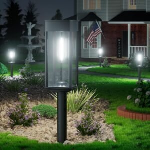 BITPOTT Bright Solar Pathway Lights...