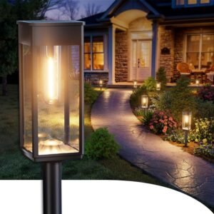 ALFIOT Solar Pathway Lights Outdoor...