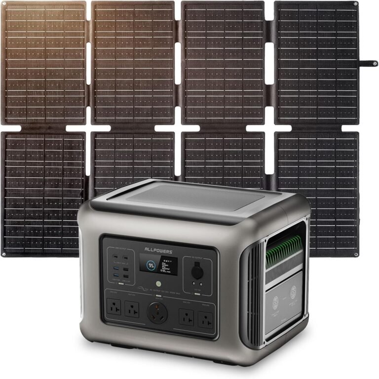ALLPOWERS R2500 V2 1920Wh Portable Power Station with 160W Solar Panel