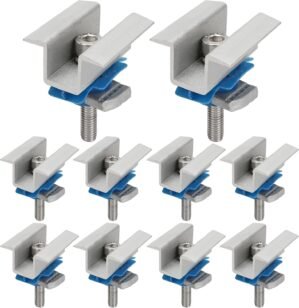 10 Pcs Adjustable Solar Panel Mount...