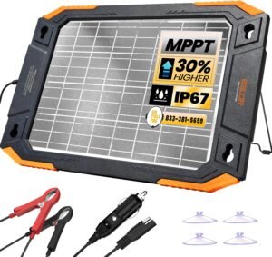 BALDR 12V Solar Battery Charger, 13...