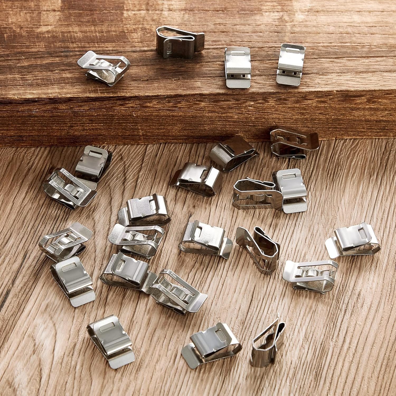 100 Pcs Stainless Steel Solar Wire Clip Metal Trailer S Clip Cable Clips Electrical Cord Management Solar Panel Wire Clips for Pv Wiring Boat Cable Boat Trailer (0.2 to 0.3 Inch) - Image 6