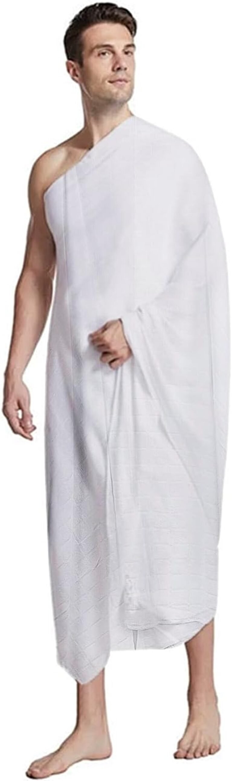 Islamic Men's Ihram Cotton Ahram for Umrah Haji Ehram Towel Pilgrimage Towel Islamic Arabic Middle East Arab Ihram Clothes