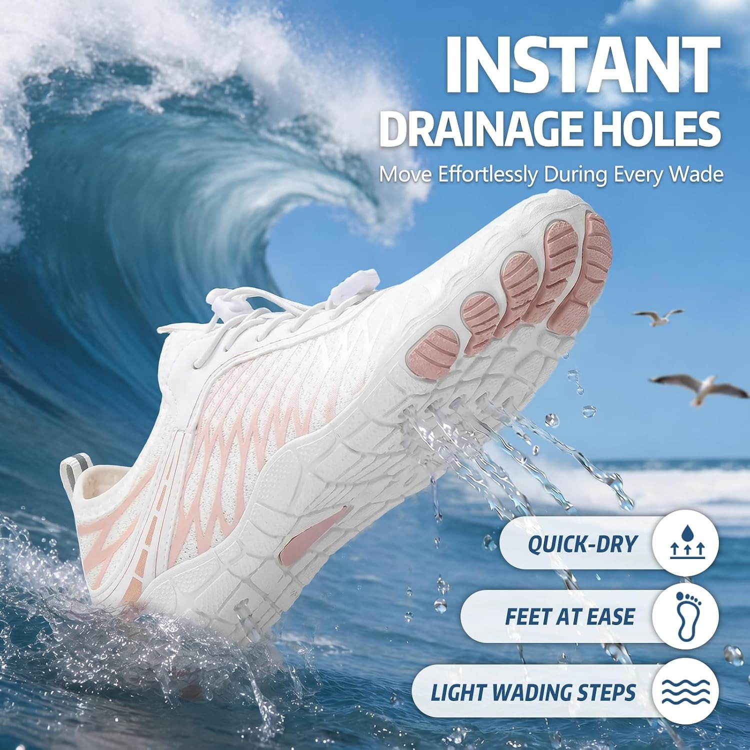 ELETON Barefoot Shoes Women Men Hiking Water Shoes Wide Toe Box Zero Drop - Image 5