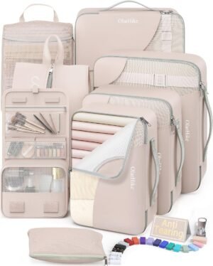 8 Set Packing Cubes for Travel, Gif...
